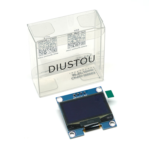 Throwing stones OLED display module 0.91/0.96/1.3 inches HD development board display blue/white/yellow blue optional 1.3 inches blue 4P 1 box