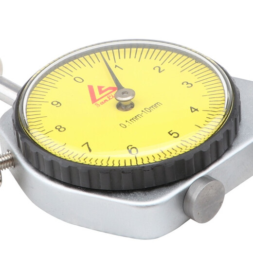 Three-quantity thickness gauge thickness gauge high-precision digital display thickness gauge thickness gauge thickness ruler JD064 0-10mm flat head 0.1