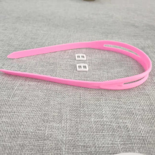 Children's adult swimming goggles with glasses straps silicone swimming goggles with Japanese buckle swimming accessories silicone strap pink mirror strap + white buckle