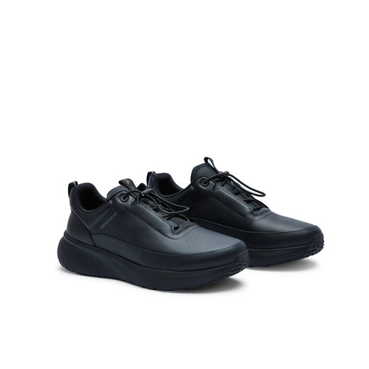 Biyinlefen Antibacterial and Deodorant Spring and Autumn Men's Shoes Light Business Versatile Casual Lace-Free Leather Shoes Cowhide 07 Black 43 (265mm)