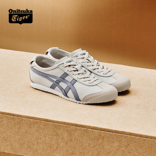Onitsuka Tiger MEXICO 66 classic white shoes sports casual shoes retro men's and women's shoes 1183A201 oatmeal color 36