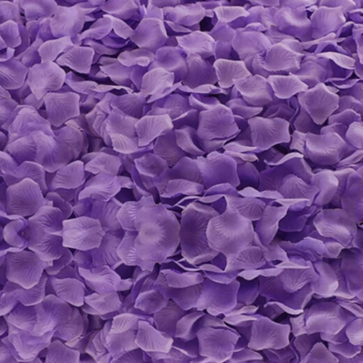 Hand sprinkled fake rose petals, non-woven fabric, simulated petals, proposal, birthday, romantic party scene decoration props, dark purple petals*10 pack