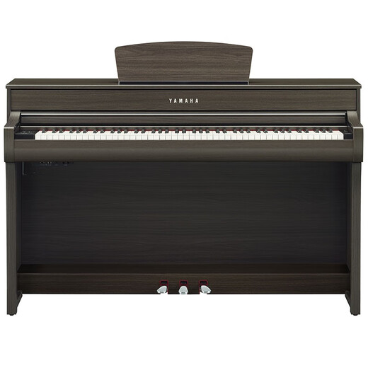 Yamaha Electric Piano CLP725/735/745 Series High-end Imported Vertical Smart 88 Key Heavy Hammer Household Digital Piano Original Imported CLP735DW Walnut + Full Set Gift Pack