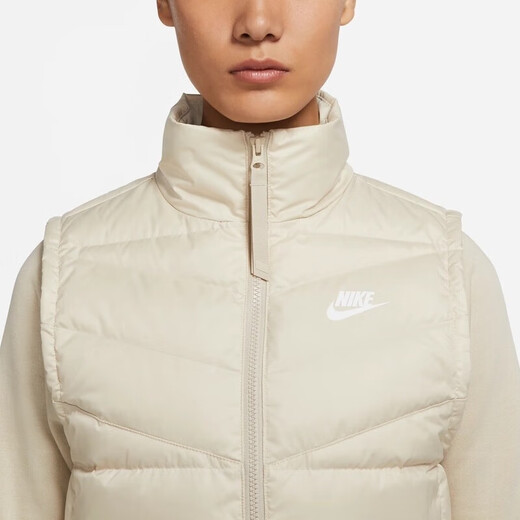 Nike (Nike) Neue Down Jacke Frauen Winter Fashion Casual Sportswear Outdoor Warm Stehkragen Weste DQ6897 DR1591-206 S