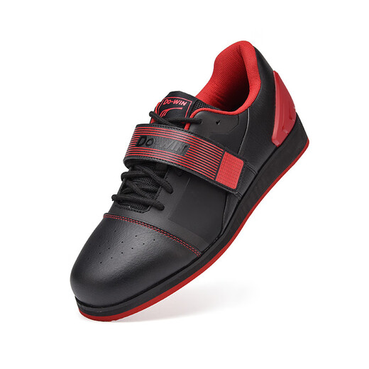 
Do-win weightlifting shoes for men and women new professional squat deadlift fitness strength lifting training sports shoes WL31202 black/red 42