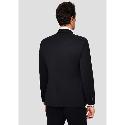 Blue Leopard (LAMPO) Special Offer Basic Wardrobe All-Season Men's Suit Jacket Black Business Suit Jacket Men Black 44 (165) C
