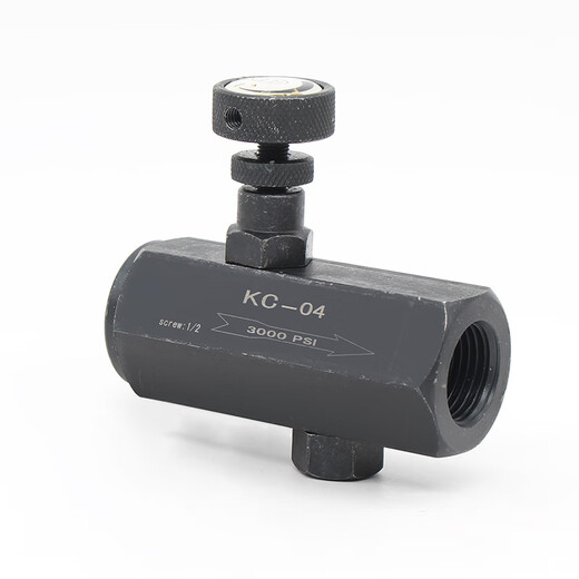 KC one-way throttle valve hydraulic speed regulating valve flow control valve regulating valve KC-02 KC-03 KC-04 06 KC-04, thread 1/2
