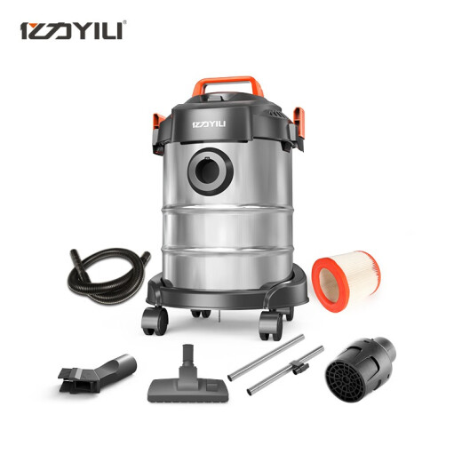 Yili household car vacuum cleaner industrial vacuum cleaner decoration beauty sewing car with large suction dry and wet blowing 12L