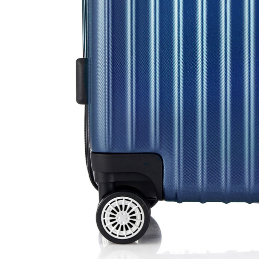 Fandia suitcase men's large capacity 28-inch student suitcase trolley bag women's universal wheel password leather box blue