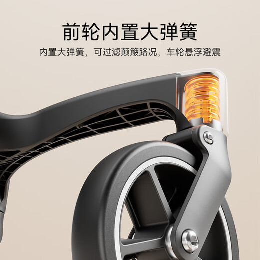 英氏（YEEHOO）遛娃神器360°旋转可坐可躺轻便折叠婴儿手推车高景观溜娃车