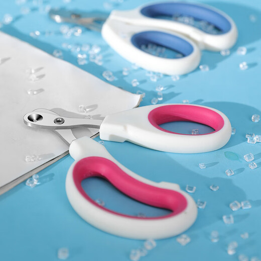 Nail scissors for pets, recommended for beginners, cat nail scissors, dog manicure, round hole nail clippers, cleaning and beauty, single hole, blue, 1 pack