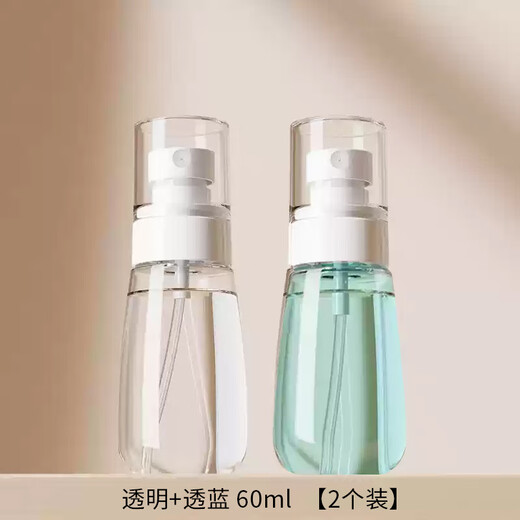 Color de la mañana Botellas separadas 2 paquetes 60 ml de fina botella de spray botella de perfume botella de pulsación de botella de botella de viaje vacío