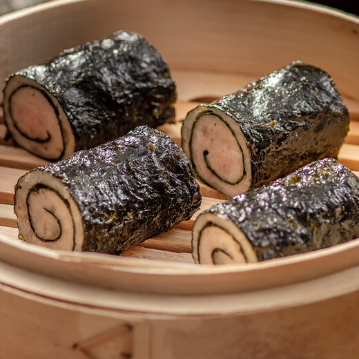 包道 紫菜猪肉卷420g 3条装 广式点心广东早茶早餐速冻食品