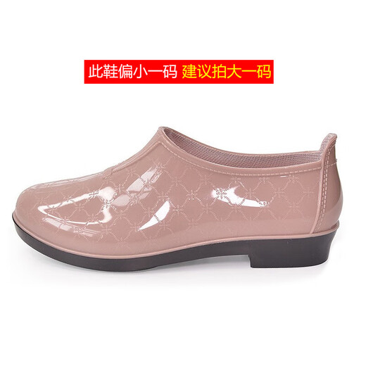 回力（Warrior）雨鞋女成人女士雨靴防水鞋胶鞋水靴HXL133-S 咔 39(38码穿) 