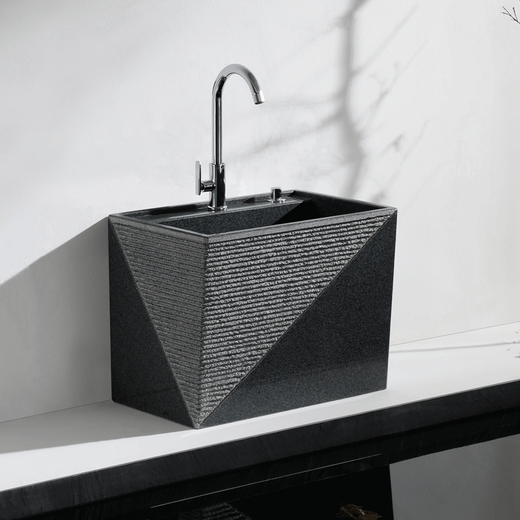 Guanshihui Marble Mop Pool Outdoor Mop Basin Granite Mop Pool Balcony Outdoor Courtyard Mop Pool Customized Model C without driver (High-end package with faucet)