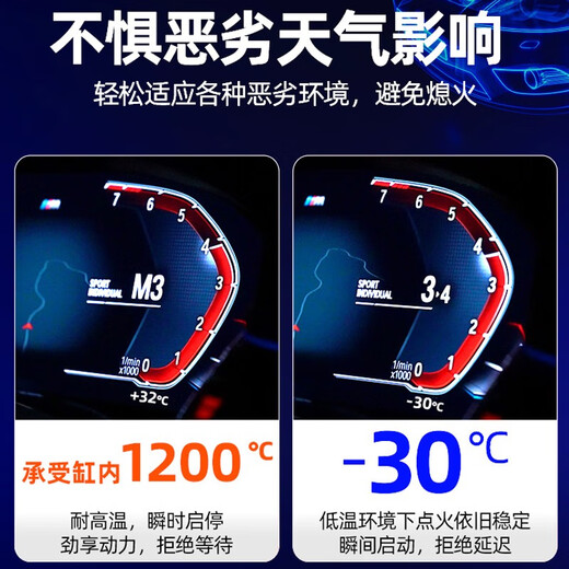 湃速宝马1系3系5系7系X1/X3/X4/X5/X6专用双铱金火花塞原厂适配9930