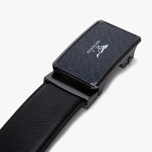 Septwolves Belt Men's Business Belt Alloy Genuine Leather Chinese Valentine's Day 520 Gift for Boyfriend's Birthday 520 Gift Belt
