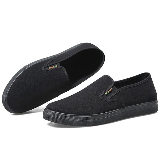 
Red and green century-old Beijing cloth shoes men's breathable black work shoes 3520 anti-slip lightweight middle-aged and elderly father's shoes soft sole driving shoes 3520 original classic black (four seasons) 42