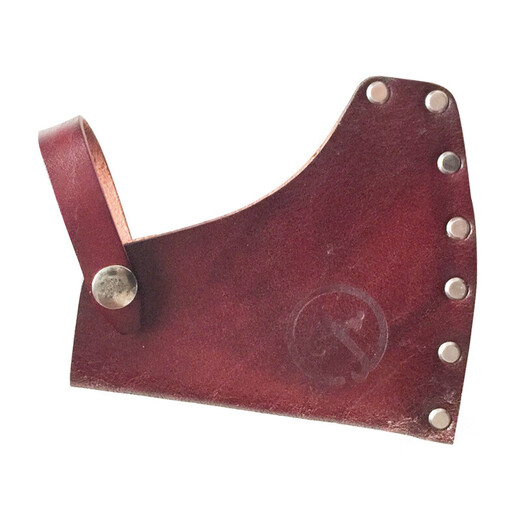 WTLYBLE ax protective cover, ax blade protective cover, ax leather cover, cowhide ax cover, red