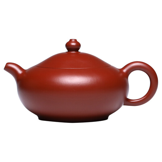 Zilaishun Yixing pure handmade purple clay pot home kung fu tea set raw ore vermilion mud Dahongpao Wanyu teapot large jade teapot (collect and purchase to get a small cup) 300ml