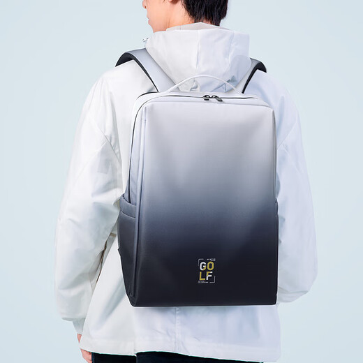 高尔夫（GOLF）双肩包男士渐变背包女15.6/16英寸电脑学生书包旅行出游通勤背包