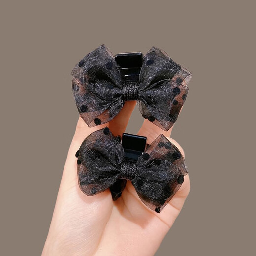 Chimera (CHIMERA) 2 pieces bow tie clip bangs broken hair clip side hair catch princess hair clip girl birthday gift