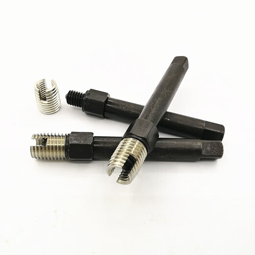 Cypress type 302 stainless steel self-tapping screw sleeve slotted self-tapping dental sleeve threaded bushing repair protective sleeve M3M4M5 M8-outer M12*1.5-length 15 (10 pieces)