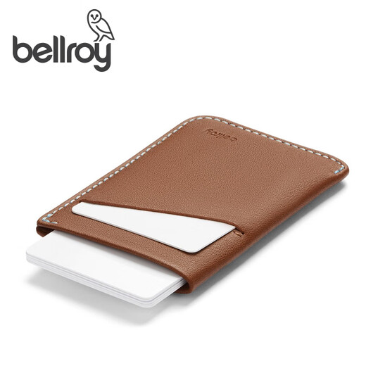 Bellroy澳洲 Card Sleeve春季新款纤巧卡包超简约高级商务钱包名片夹 榛果棕V2版