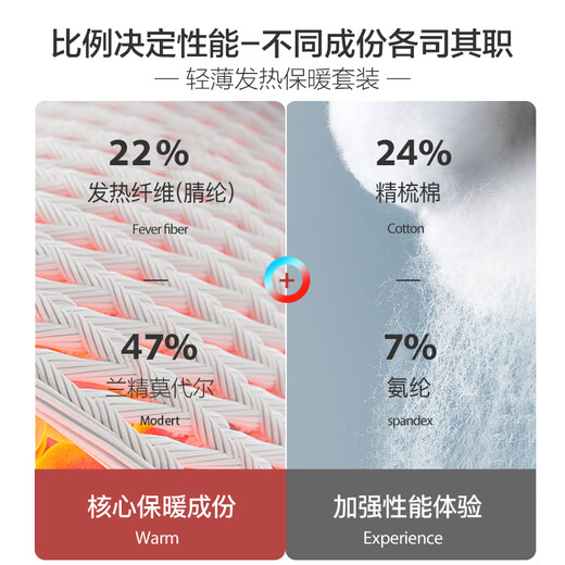 Modal high collar thermal underwear men's ultra-thin suit bottoming shirt youth slim tight heated autumn clothing autumn pants men's winter men's high collar suit black XL