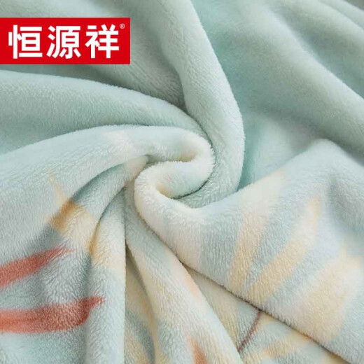 恒源祥（HYX） 恒源祥礼业TLS1047珊瑚绒薄毯香格里拉绒毯 香格里拉 180*200