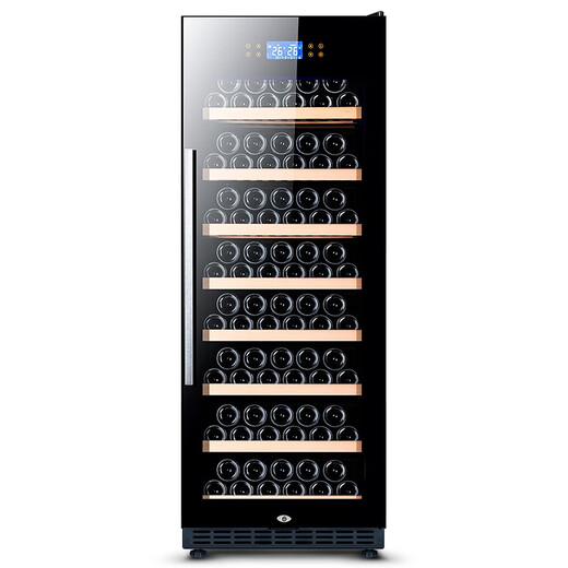 Zunbao (zunbao) BJ-308 Compressor Constant Temperature Wine Cabinet Red Wine Cabinet Home Living Room Red Wine Cabinet Tea Cabinet Medicine Dry Goods Cool Cabinet Fresh Refrigerator 550 Thin Section/Ordinary Door Black Multi-Purpose Model