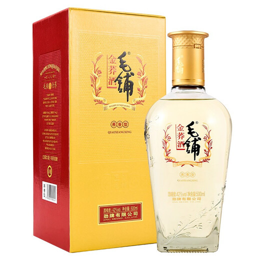 Jinpai Jinjiu Maopu Tartary Buckwheat Liquor Golden Buckwheat Full Box 42% 500ml*6 (new and old packaging shipped randomly) 42% 500mL 6 bottles Golden Buckwheat Full Box