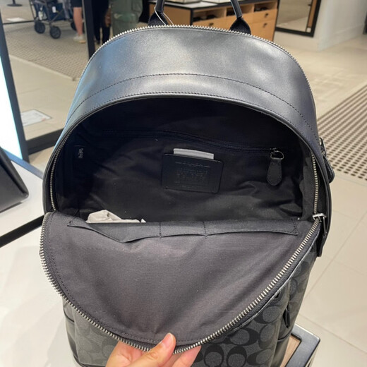 蔻驰（COACH）男士双肩包蔻驰书包16寸电脑包经典旅行包west 27363001 登山包烟灰迷彩C9735 美国直邮