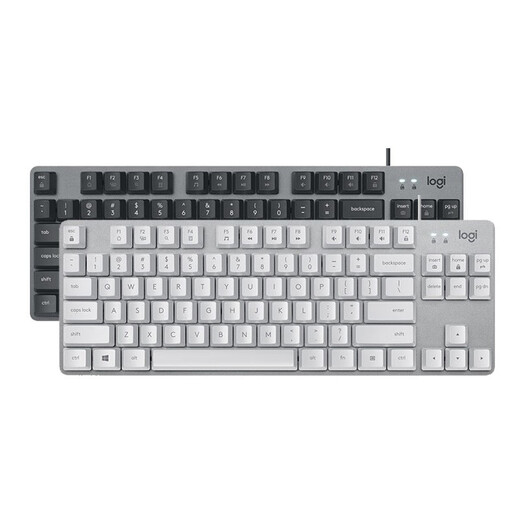 Logitech K835 Механическая клавиатура, проводная игровая клавиатура, Office 84 Ключевая ось TTC, бизнес и клавиатура электронных видов домов, ноутбук для настольного компьютера с небольшим размером, клавиатура K835 Black Blue Axis-Wuhuang Wansleep
