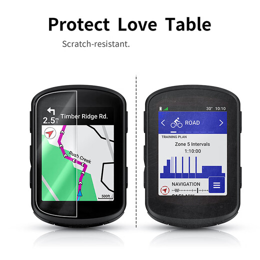 Yi Kesen aplicable a Garmin Code Edge540/840 Película templada Película protectora Bicicleta (Garmin) Accesorios de código Edge 540/840 Teres templados Dos paquetes