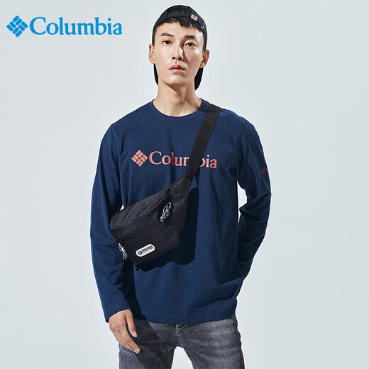 Columbia哥伦比亚长袖T恤男春秋卫衣防紫外线针织打底衫PM1421 464 S