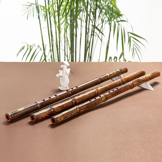 哈曼顿 HUANXIANG 紫竹洞箫 手工精品一节八孔正手短箫 G调 专业演奏零基础入门萧成人初学民族吹奏乐器