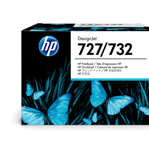惠普HP惠普大幅面打印机Designjet 727/732号原装打印头适用于T1600/T2600型号 727/732原装打印头 B3P06A