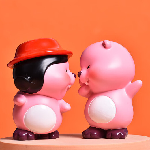 SHANPO (SHANPO) Girls' Birthday Gift Niche High-end and Practical Little Beaver Ruby Loopy Blind Box Hand-Off Desk Ornament Little Beaver Happy Daily (8 pcs end box not repeated)