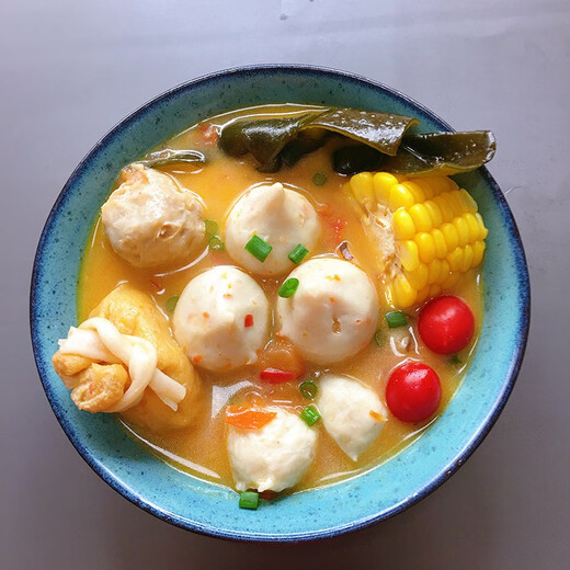 锦和甲火锅盛宴生鲜食材关东煮火锅烧烤搭档八种丸子组合【京东包邮】 八鲜过海（8袋/1050g）