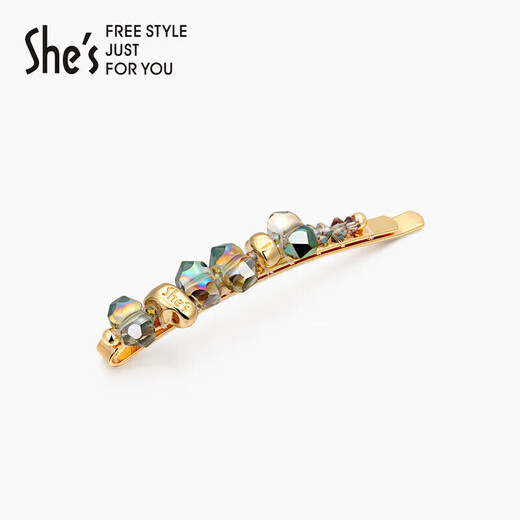 She s Qianzi hairpin crystal guard imitation crystal bangs side clip fashion hairpin birthday gift for girlfriend