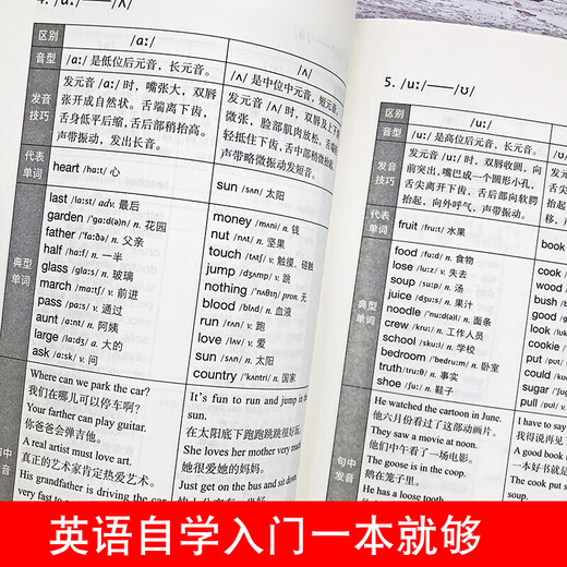 All 3 volumes of English self-study with zero basics + English vocabulary + English grammar complete with zero basics of English self-study with English speaking books English vocabulary self-study textbook for beginners