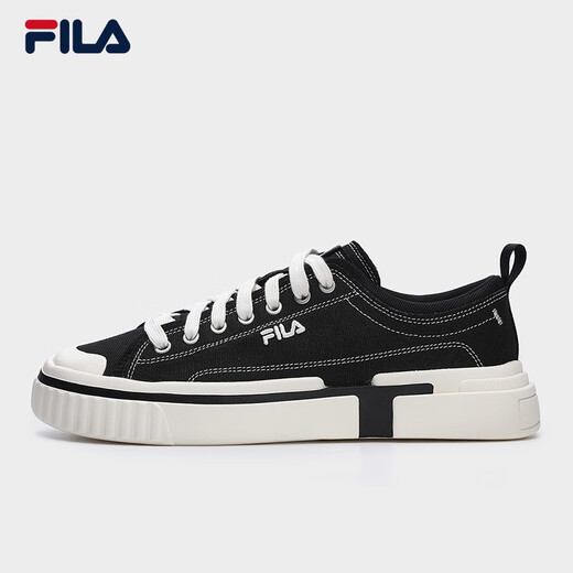 斐乐（FILA）LOOP断层鞋男鞋帆布鞋新款休闲鞋运动板鞋 黑-BK 41