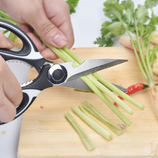 灿智家用剪刀厨房剪强力鸡骨剪杀鱼大剪刀多用食物剪烤肉剔骨剪 厨房剪