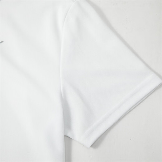 PUMA moisture-absorbent and quick-drying fitness short-sleeved T-shirt POLO shirt men's official spring and summer sports top 521933 White-02 M (175/96A)