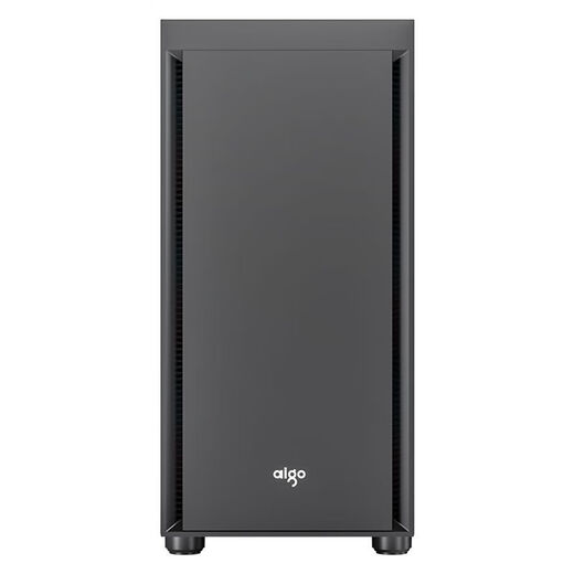 爱国者爱国者V12不侧透商务无光静音防尘办公机箱全封闭台式隔音家用支持MATX主板240水冷散热静音棉 V12黑色+3无光静音风扇