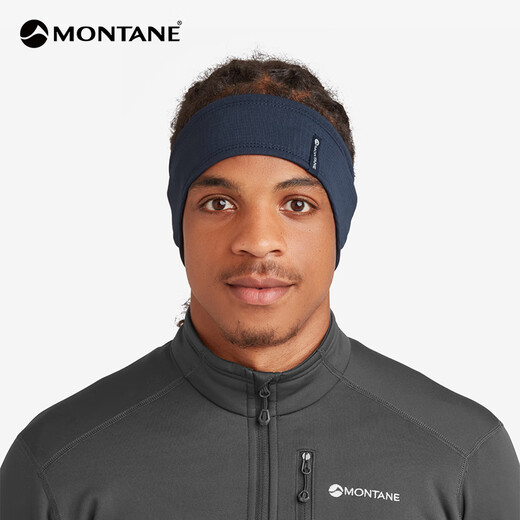 MONTANE盟泰恩PROTIUM HEADBAND抓绒运动头带 男女同款轻量高弹舒适越野 ECLIPSE BLUE 日蚀蓝 ONE SIZE