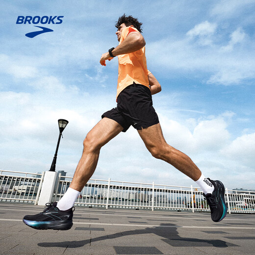 布鲁克斯（BROOKS）男子Glycerin 22甘油22月光系列缓震跑鞋 极光黑/乌木色 42