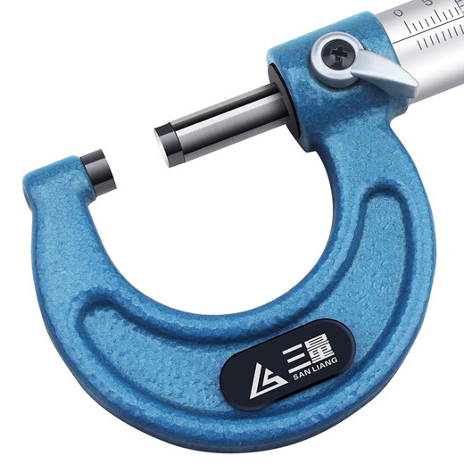 Three-quantity outer diameter micrometer 0-25mm internal measurement inner diameter micrometer high-precision spiral micrometer JDB01 scale 0-25mm