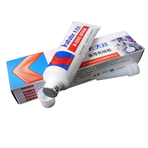 Kafter Thermal Conductive Silicone K-5205 Curable High Temperature Resistant Insulating Waterproof LED Light CPU Cooling Aluminum Substrate Fixing Thermal Conductivity 2.0 White 80g